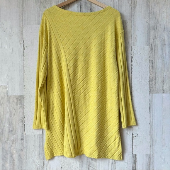 Anthropologie Maeve Devine Yellow Tunic Top Size XL - Picture 6 of 10